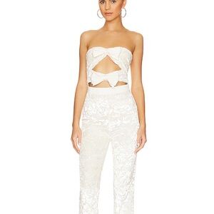 Tularosa Meave Jumpsuit in White